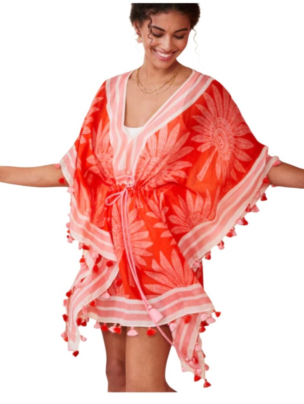 NWT Spartina 449 Palmetto Frond Resortwear Beach Coverup - OS.    L40